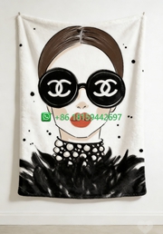 Chanel Throw Blankets